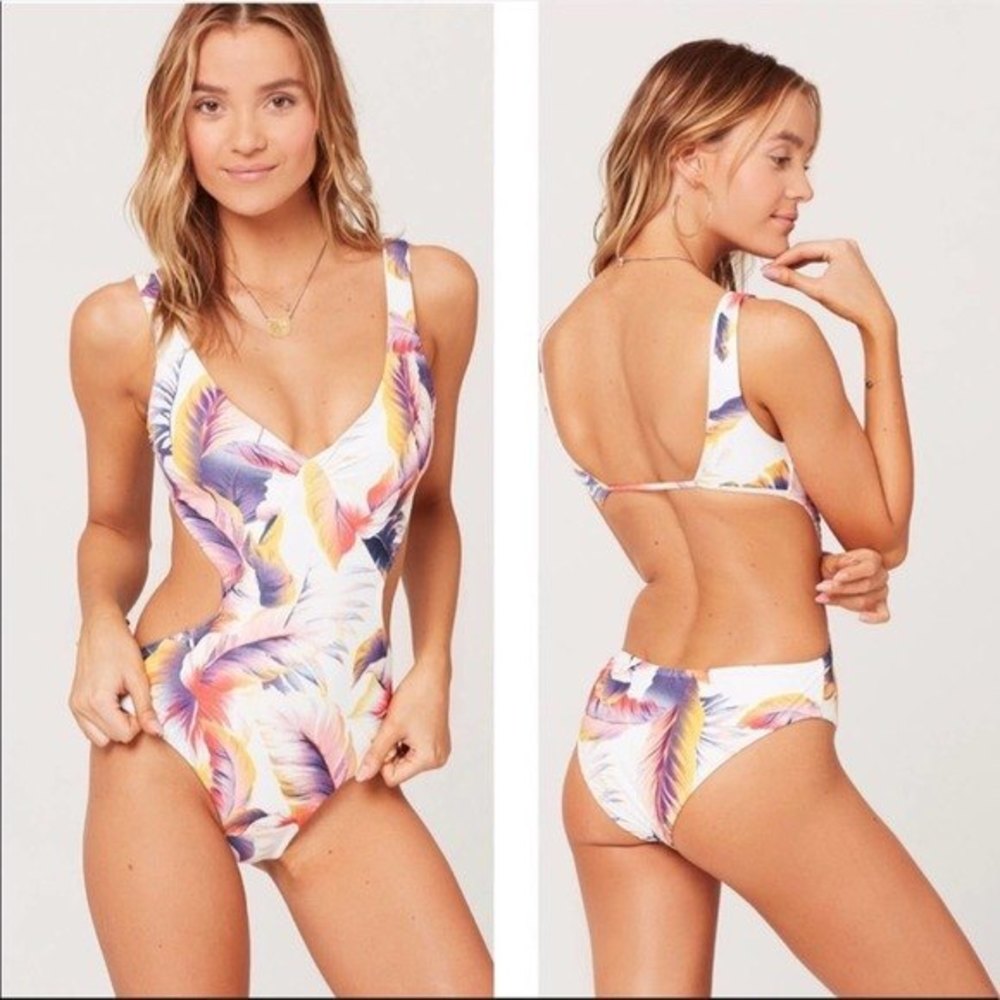 L*Space Monaco One Piece Swimsuit Sz 6/S